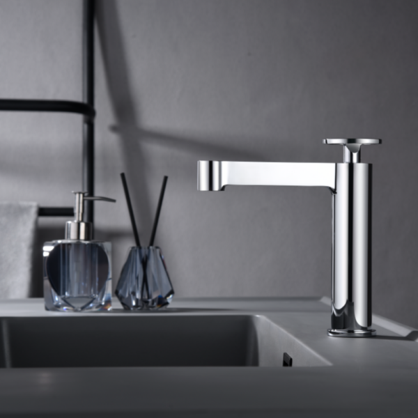 Tapón De Desagüe Cromado Para Lavabo - Clic-Clac, Diámetro 66 Mm, Rosca M8, Para Cocina Y Baño