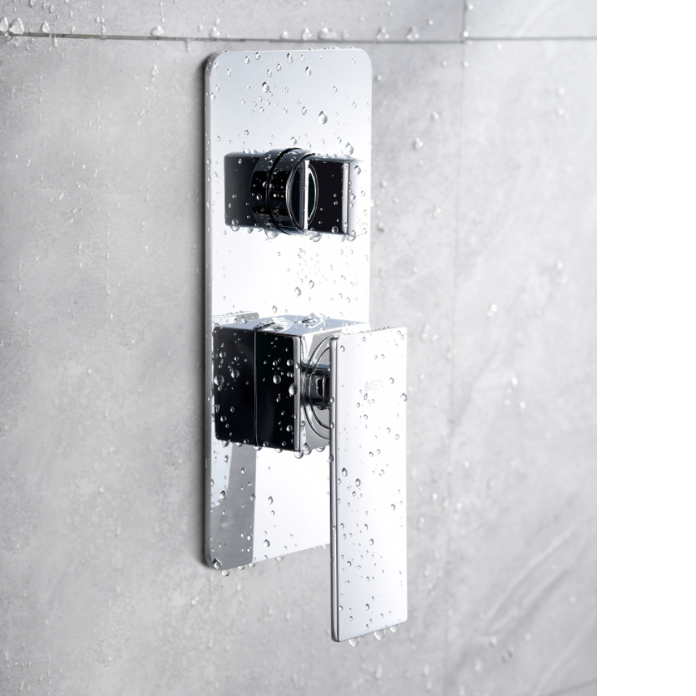 Conjunto de ducha empotrado monomando serie Estocolmo. - Imagen 3
