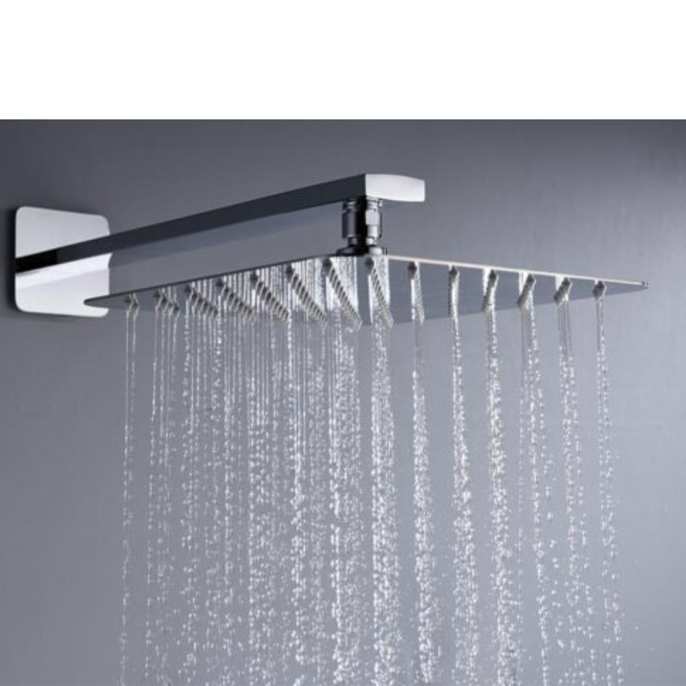 Conjunto de ducha empotrado termostática cromado serie Madeira. - Imagen 3