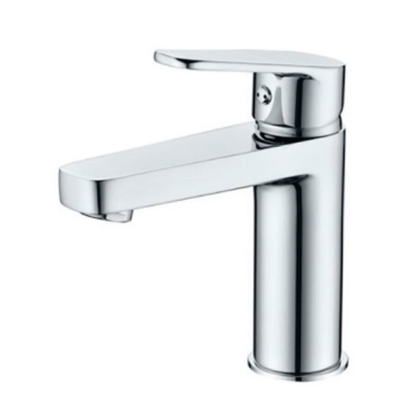 Monomando de lavabo cromado serie Teide.