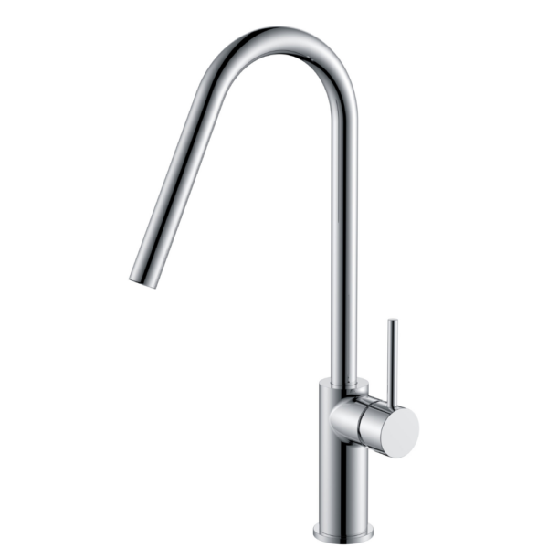 Grifería monomando de cocina cromado serie Kenia.