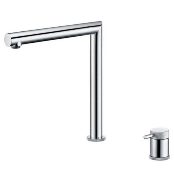 grifería de cocina monomando escamoteable cromado serie Ítaca.