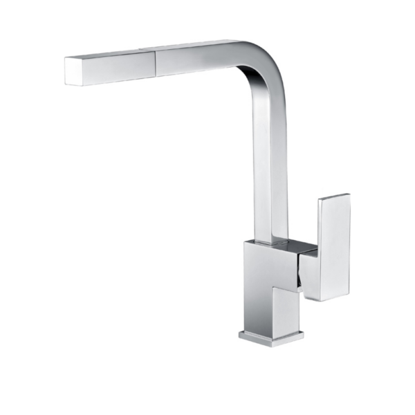 Grifería de cocina monomando extraíble cromado serie Constanza.