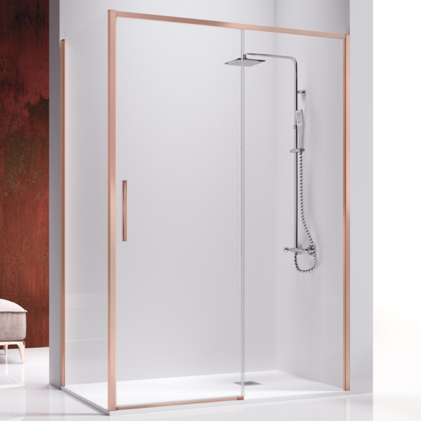 Frente de ducha + panel fijo Masela.