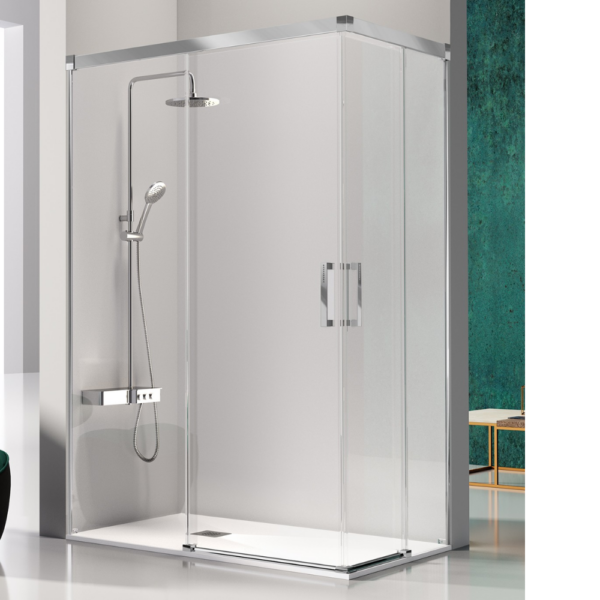 Angular de ducha Glasé 2 correderas