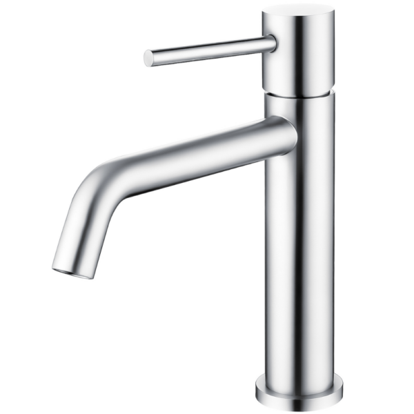 Grifo de lavabo monomando redondo cromado serie Serie Ebro