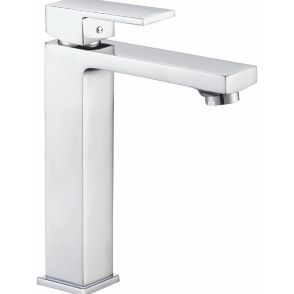 Grifo de lavabo alto pica monomando cromado serie Vinalopo