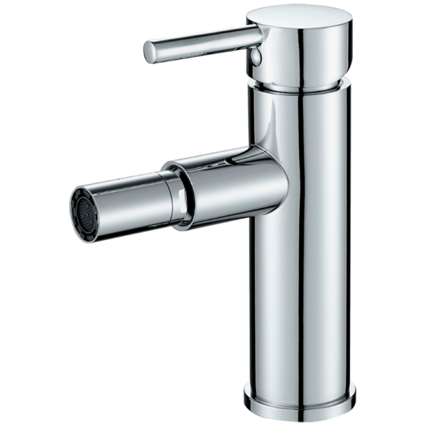 Grifo de bidet monomando redondo cromado Serie Jabalon