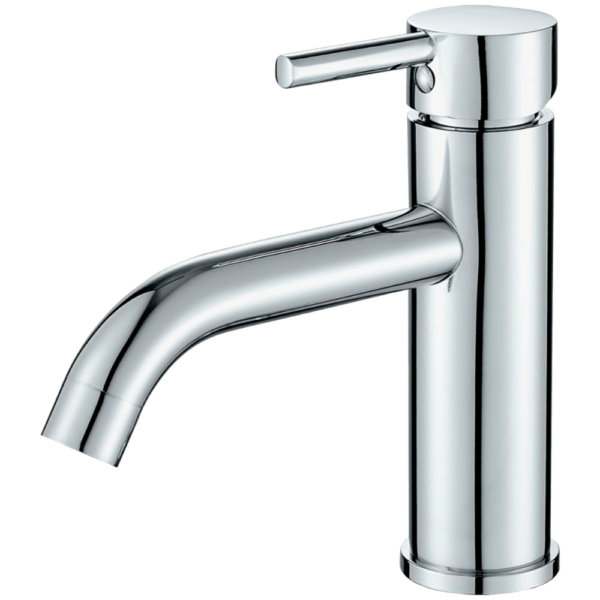 Grifo de lavabo monomando redondo cromado Serie Jabalon