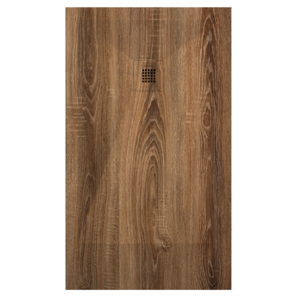 Plato de ducha Duplach Stone 3d acabado Nogal