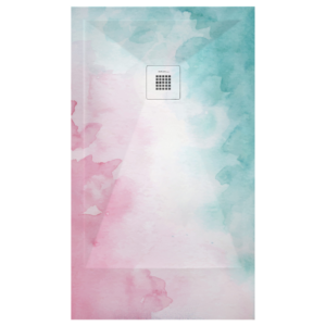 Plato de ducha Duplach Stone 3d acabado Acuarela 02