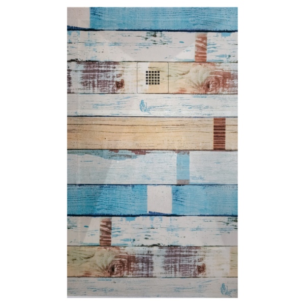 Plato de ducha Duplach Stone 3d acabado Madera Color.