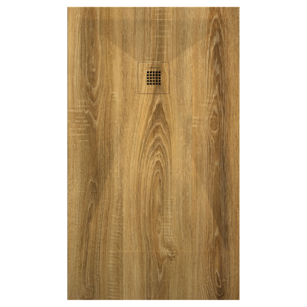 Plato de ducha Duplach Stone 3d acabado Roble