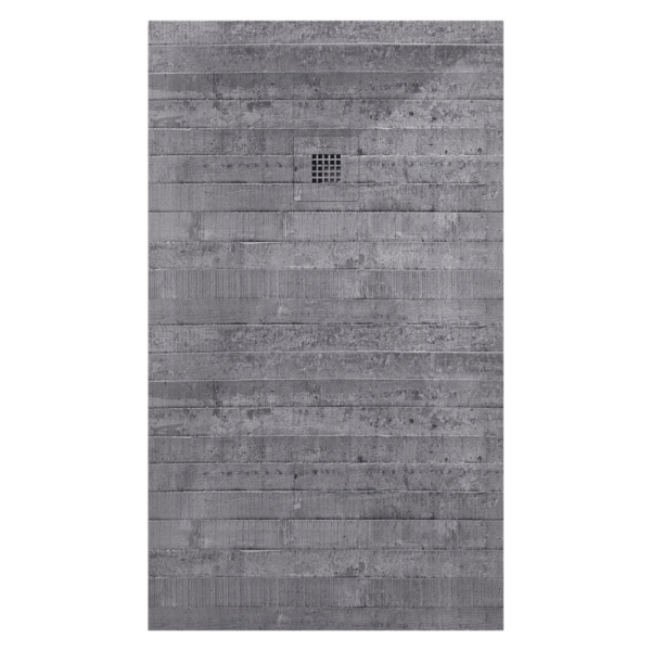 Plato de ducha Duplach Stone 3d acabado Cemento 02