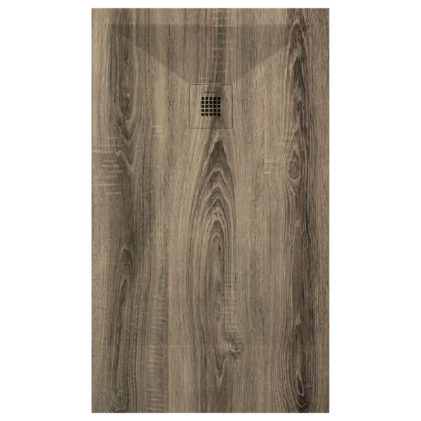 Plato de ducha Duplach Stone 3d acabado Ceniza.