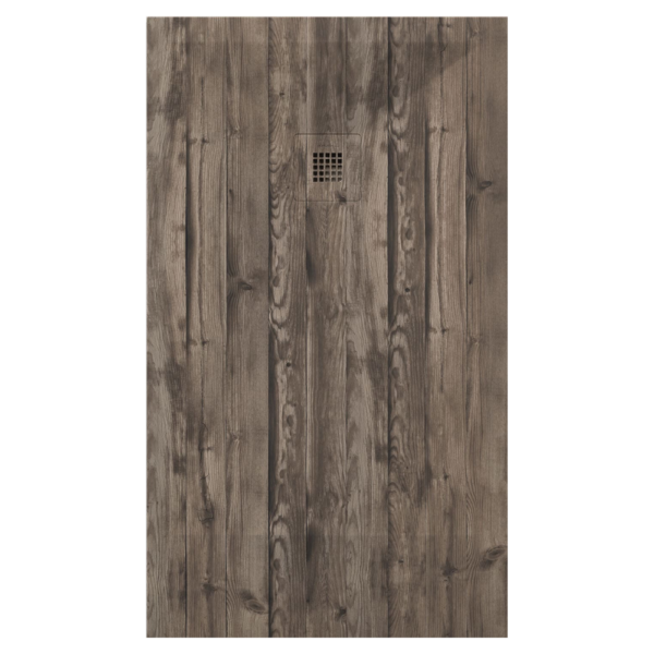 Plato de ducha Duplach Stone 3d acabado Roble Moka