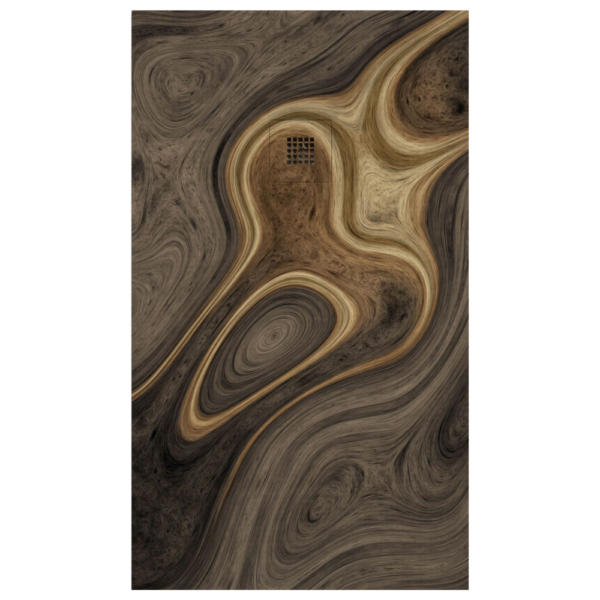 Plato de ducha Duplach Stone 3d acabado Ebano