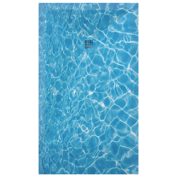 Plato de ducha Duplach Stone 3d acabado Piscina.