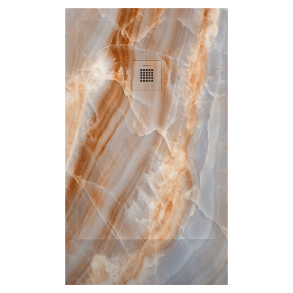 Plato de ducha Duplach Stone 3d acabado Cuarzo.